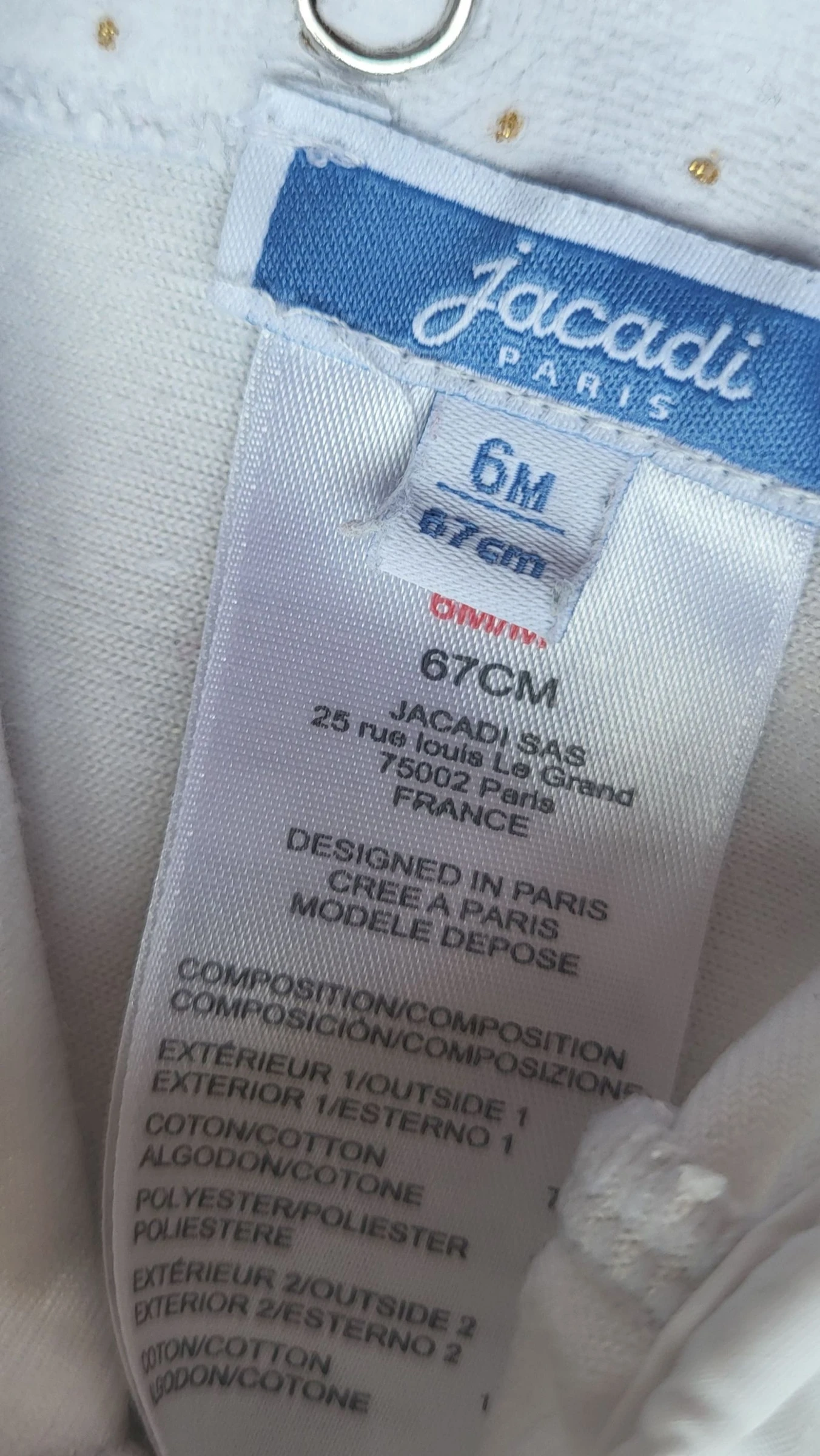 Pijama jacadi para meninas 👧 6 meses – photo 3
